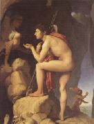 Jean Auguste Dominique Ingres Oedipus Explains the RIddle of the Sphinx (mk05) oil